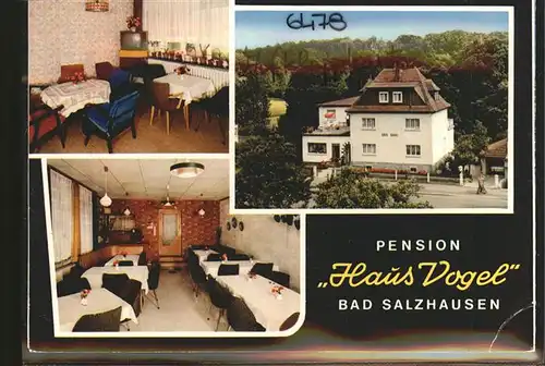 Bad Salzhausen Pension Haus Vogel Kat. Nidda