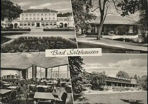 Bad Salzhausen Konzerthalle Saline Kursaal Kurhaus Kat. Nidda