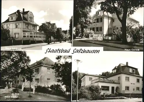 Bad Salzhausen Haus Gerock Haus Vogel Haus Enzian Kat. Nidda