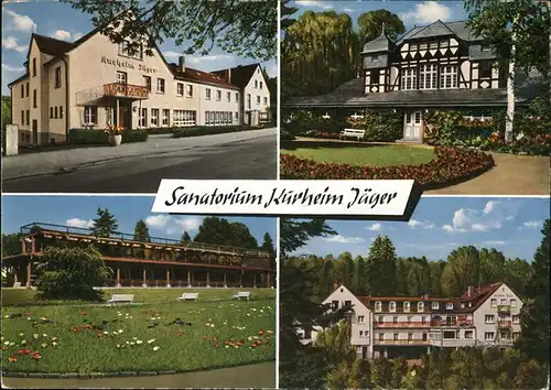 Bad Salzhausen Sanatorium Kurheim Jaeger Kat. Nidda