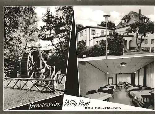 Bad Salzhausen Fremdenheim Willy Vogel Kat. Nidda