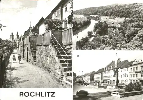 Rochlitz Am Muehlgraben Klubhaus der Jugend Wrba-Brunnen Kat. Rochlitz