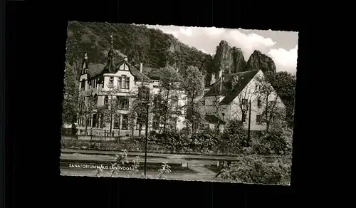 Bad Muenster Stein Ebernburg Sanatorium Landvogt / Bad Muenster am Stein-Ebernburg /Bad Kreuznach LKR