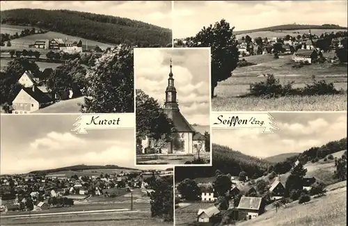 Seiffen Kirche Kat. Kurort Seiffen Erzgebirge