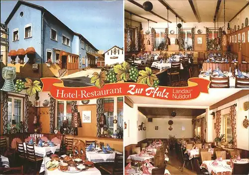 Landau Pfalz Hotel Restaurant Zur Pfalz Kat. Landau in der Pfalz