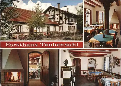 Landau Pfalz Forsthasu Taubensuhl Waldgaststaette Eusserthal Kat. Landau in der Pfalz
