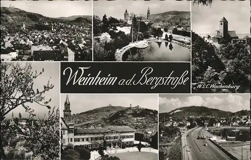 Weinheim Bergstrasse Wachenburg Kat. Weinheim