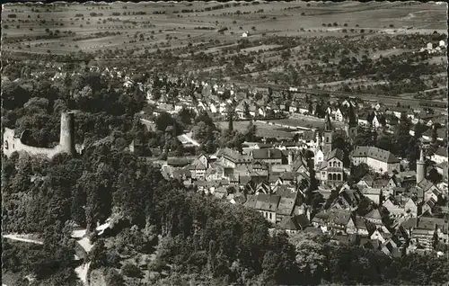 Weinheim Bergstrasse Wachenburg Burgruine Windeck Kat. Weinheim