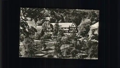 Weinheim Bergstrasse Gasstaette Waldschloss Kat. Weinheim