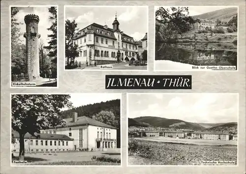 Ilmenau Technische Hochschule Kickelhahnturm Kat. Ilmenau