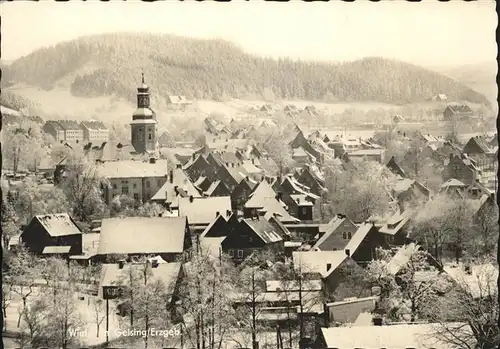 Geising Erzgebirge Im Winter Schnee / Geising Osterzgebirge /Saechsische Schweiz-Osterzgebirge LKR