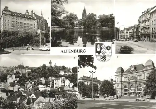 Altenburg Thueringen Schloss Rote Spitzen Moskauer Strasse Bahnhof / Altenburg /Altenburger Land LKR