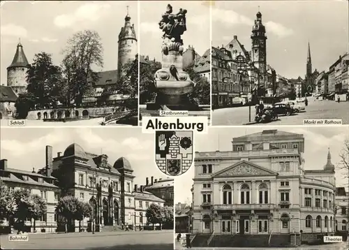 Altenburg Thueringen Schloss Theater Wappen / Altenburg /Altenburger Land LKR