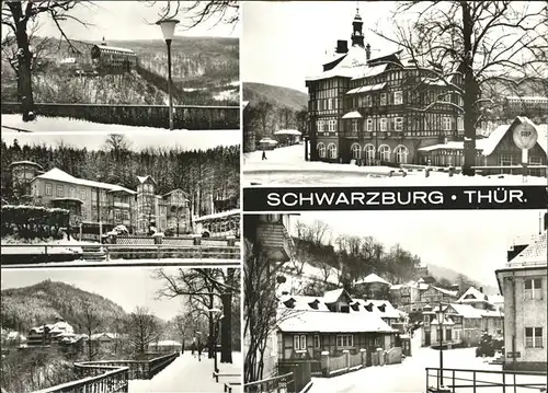 Schwarzburg im Winter Schnee Kat. Schwarzburg