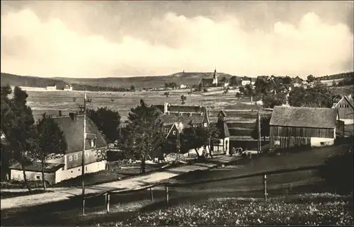 Schellerhau Blick Kahleberg Kat. Altenberg