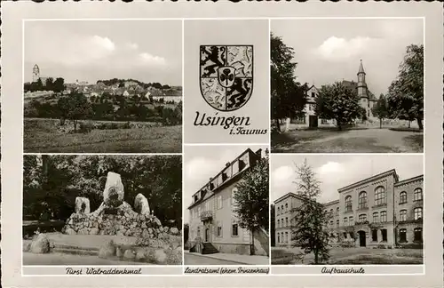 Usingen Aufbauschule Landratsamt Fuerst Walraddenkmal Kat. Usingen