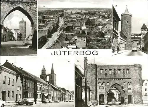 Jueterbog Eierturm Zinnaer Tor Leninstrasse Neumarttor Kat. Jueterbog