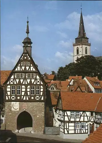 Oberursel Taunus Altes Rathaus Kath. Kirche / Oberursel (Taunus) /Hochtaunuskreis LKR