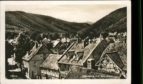 Ilsenburg Ilsenburg mit Brocken Kat. Ilsenburg Harz