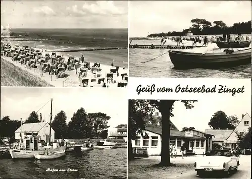 Zingst Ostseebad Hafen am Strom Strandleben  / Zingst Darss /Nordvorpommern LKR