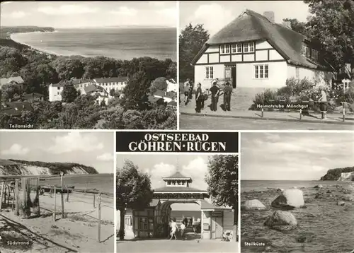 Goehren Ruegen Teilansicht Heimatstube Moenchgut Suedstrand Ostseebad Steilkueste Kat. Goehren Ruegen