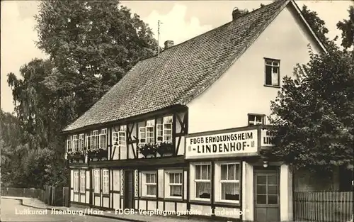 Ilsenburg FDGB Verpflegungsstaette Linderhof Kat. Ilsenburg Harz