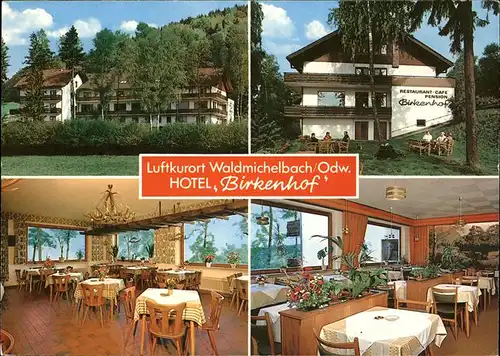 Waldmichelbach Hotel Birkenhof Kat. Wald-Michelbach