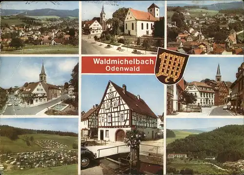 Waldmichelbach Campingplatz Kirche Kat. Wald-Michelbach