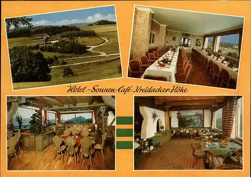 Waldmichelbach Hotel Sonnen-Cafe Kreidacher Hoehe Kat. Wald-Michelbach