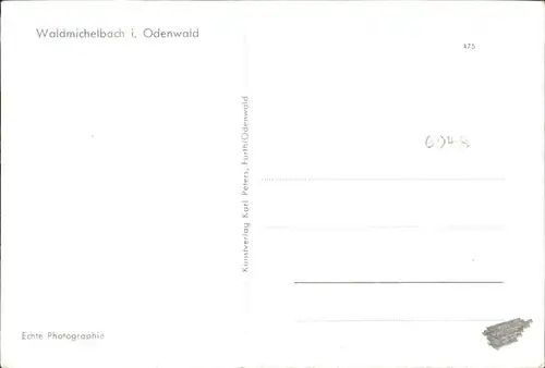 Waldmichelbach  Kat. Wald-Michelbach
