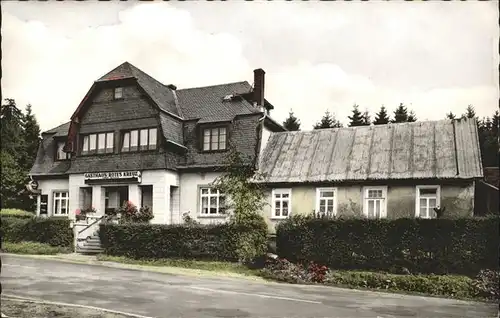 Feldberg Taunus Gasthaus Pension Rotes Kreuz Kat. Schmitten