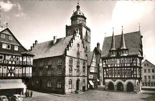 Alsfeld Markplatz Dreifaltigkeitskirche Kat. Alsfeld