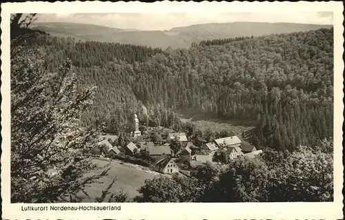 Nordenau Luftkurort Nordenau Teilansicht Kat. Schmallenberg