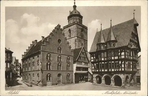 Alsfeld Marktplatz Rathaus Kat. Alsfeld