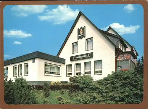 Attendorn Gasthaus Zum Biggedamm Kat. Attendorn