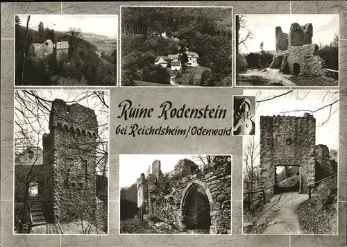 Reichelsheim Odenwald Ruine Rodenstein Kat. Reichelsheim (Odenwald)