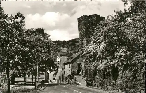 Dausenau Schiefer Turm Kat. Dausenau