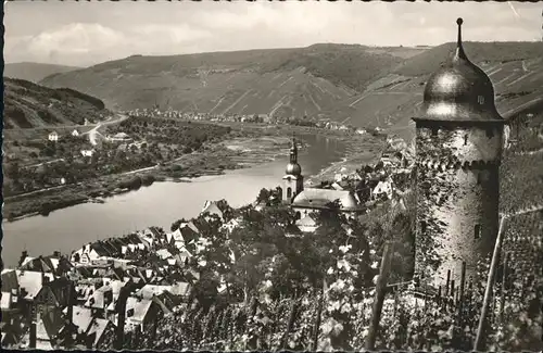 Zell Mosel Teilansicht Kat. Zell (Mosel)