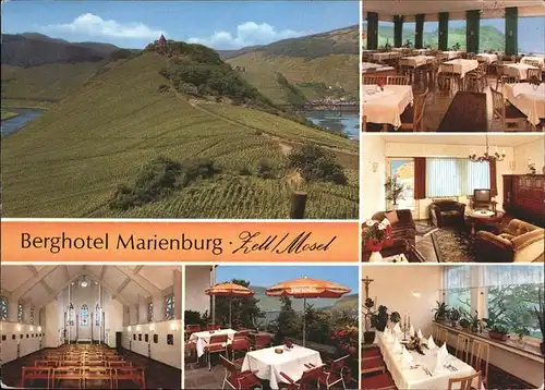 Zell Mosel Berghotel Marienburg Kat. Zell (Mosel)