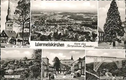 Wermelskirchen Koelner Strasse Schloss Burg Markt Kat. Wermelskirchen