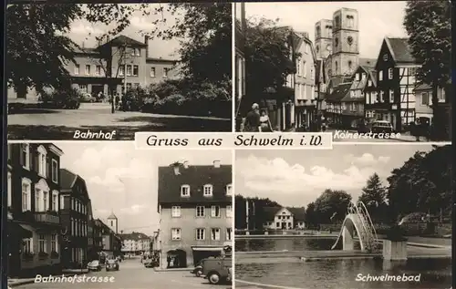 Schwelm Schwelmebad Koelnerstrasse Bahnhof Kat. Schwelm