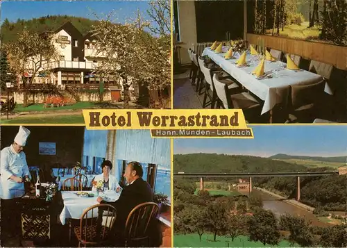 Hann. Muenden Hotel Werrastrand Bruecke Kat. Hann. Muenden
