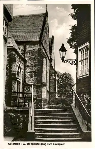 Guetersloh Treppenaufgang Kirchplatz Kat. Guetersloh