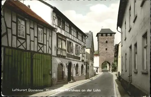 Dausenau Historisches Wirtshaus Lahn x