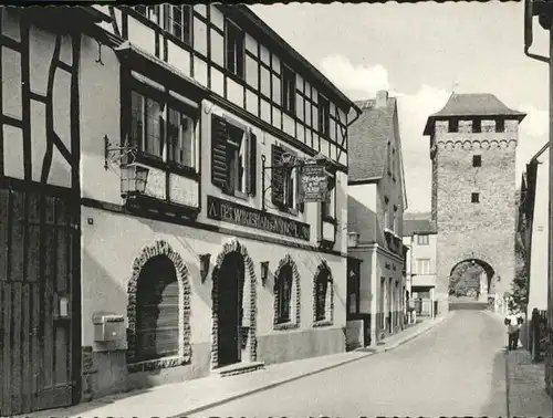 Dausenau Altes historisches Wirtshaus an der Lahn *