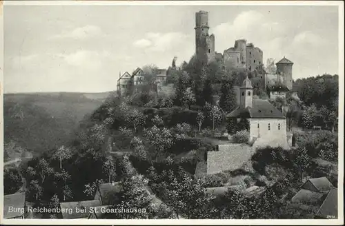 St Goarshausen Burg Reichenberg x