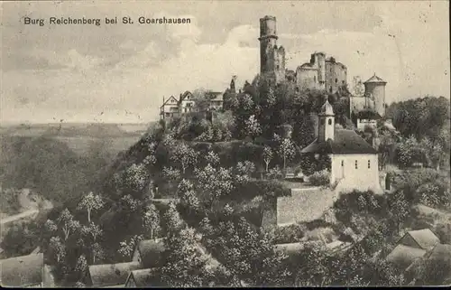 St Goarshausen Burg Reichenberg x