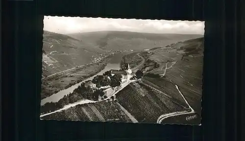 Zell Mosel Fliegeraufnahme Berghotel Marienburg Bullay-Alf x