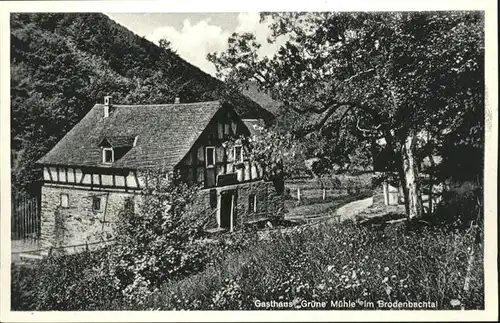 Brodenbach Brodenbachtal Gasthaus Gruene Muehle *