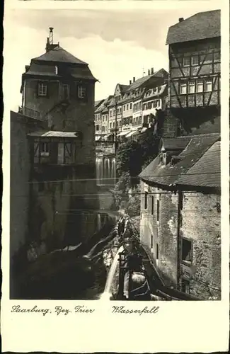 wb11726 Saarburg Saar Saarburg Wasserfall * Kategorie. Saarburg Alte Ansichtskarten